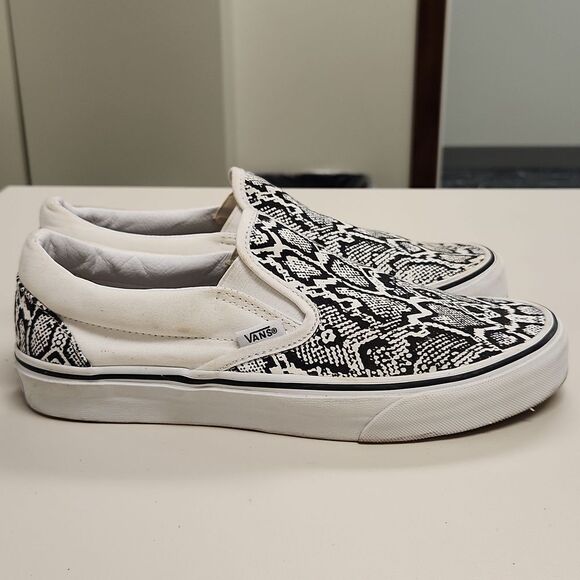 Vans Python Slip On Shoes Unisex M7 W 8.5 - Picture 1 of 9